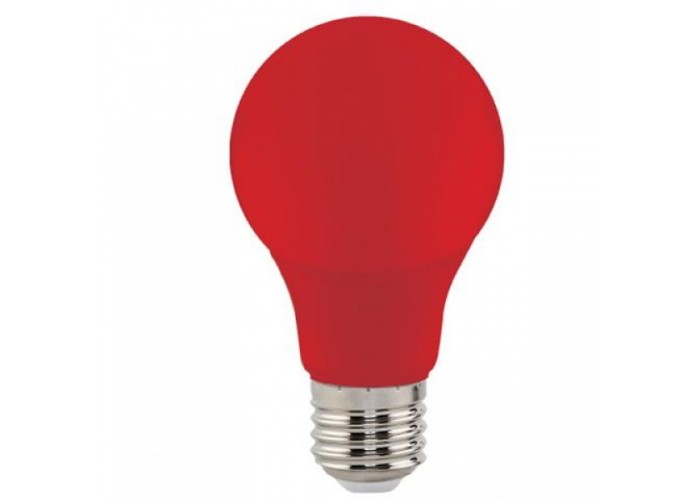 Світлодіодна лампа SPECTRA 3W E27 червона модель