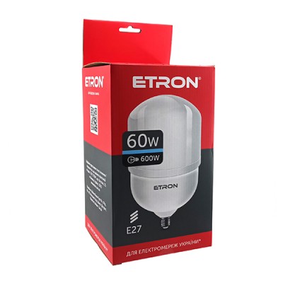 LED лампа ETRON 1-EHP-306 T160 60W 6500K E27