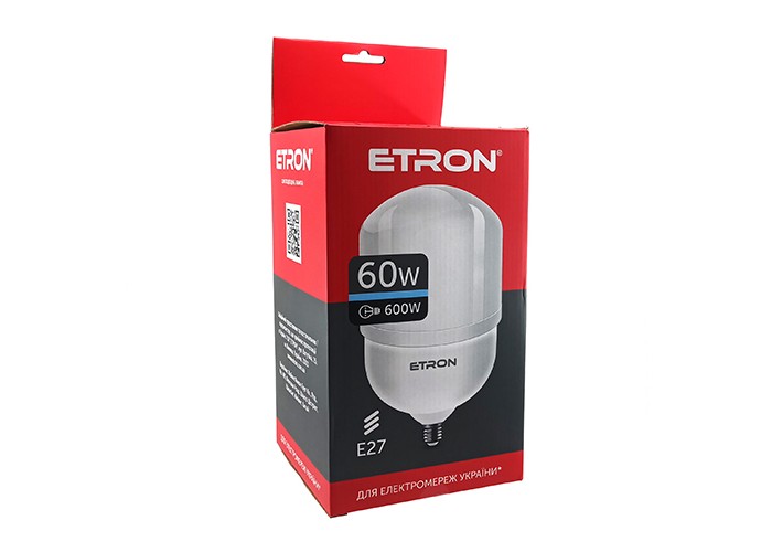 LED лампа ETRON 1-EHP-306 T160 60W 6500K E27 модель
