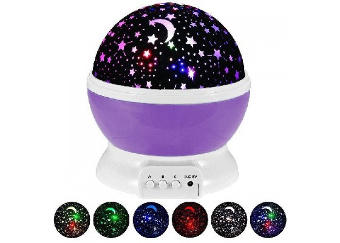 Проектор звёздного неба Star Master фиолетовый