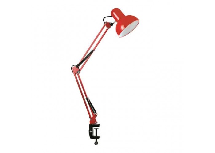 Настольная лампа на струбцине  LUMANO  LU-074-1800 красная