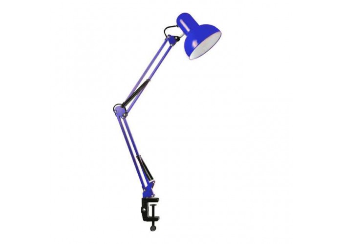 Настольная лампа на струбцине  LUMANO  LU-074-1800 синяя